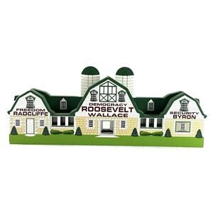 Shelia’s 1995 Casey Barn – Roosevelt Wallace Political Wood Collectible Maryland